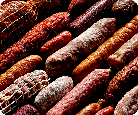 Saucisses Poly-clip system